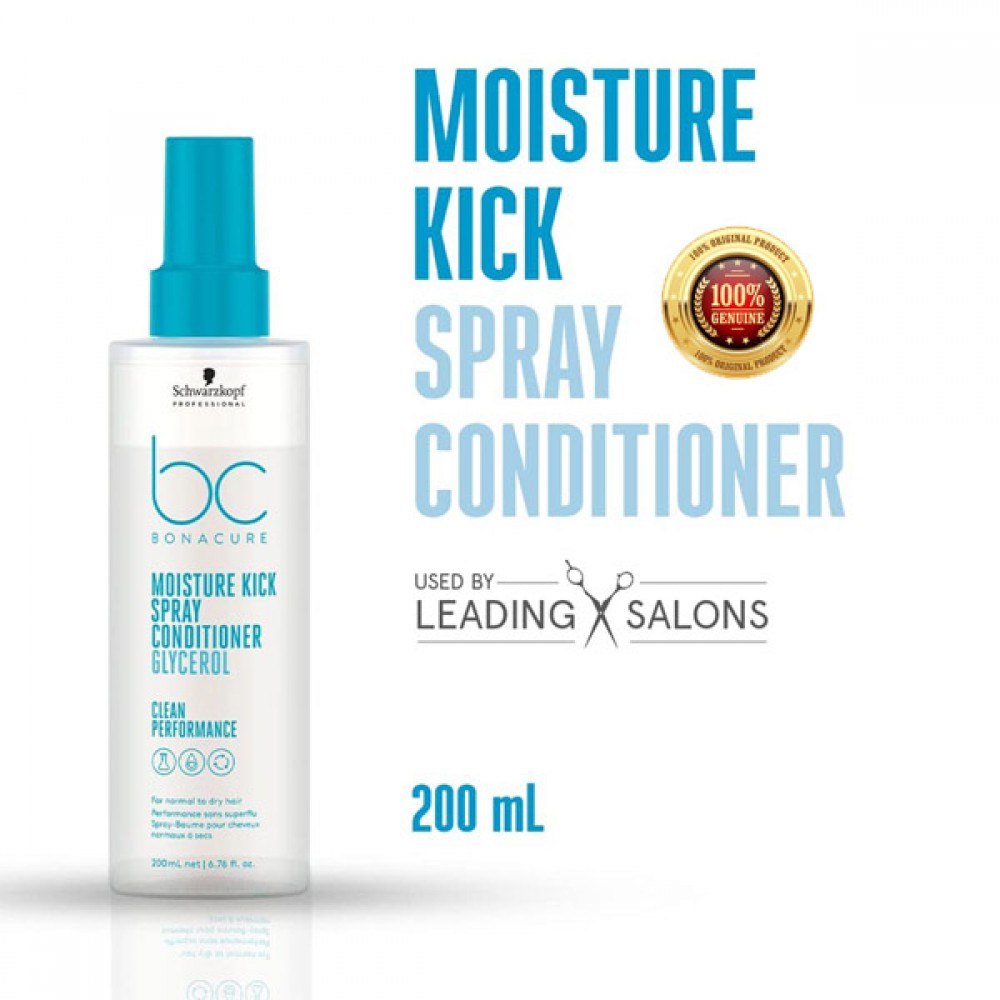 Schwarzkopf Professional Bonacure Hyaluronic Moisture Kick Spray Conditioner 200ml