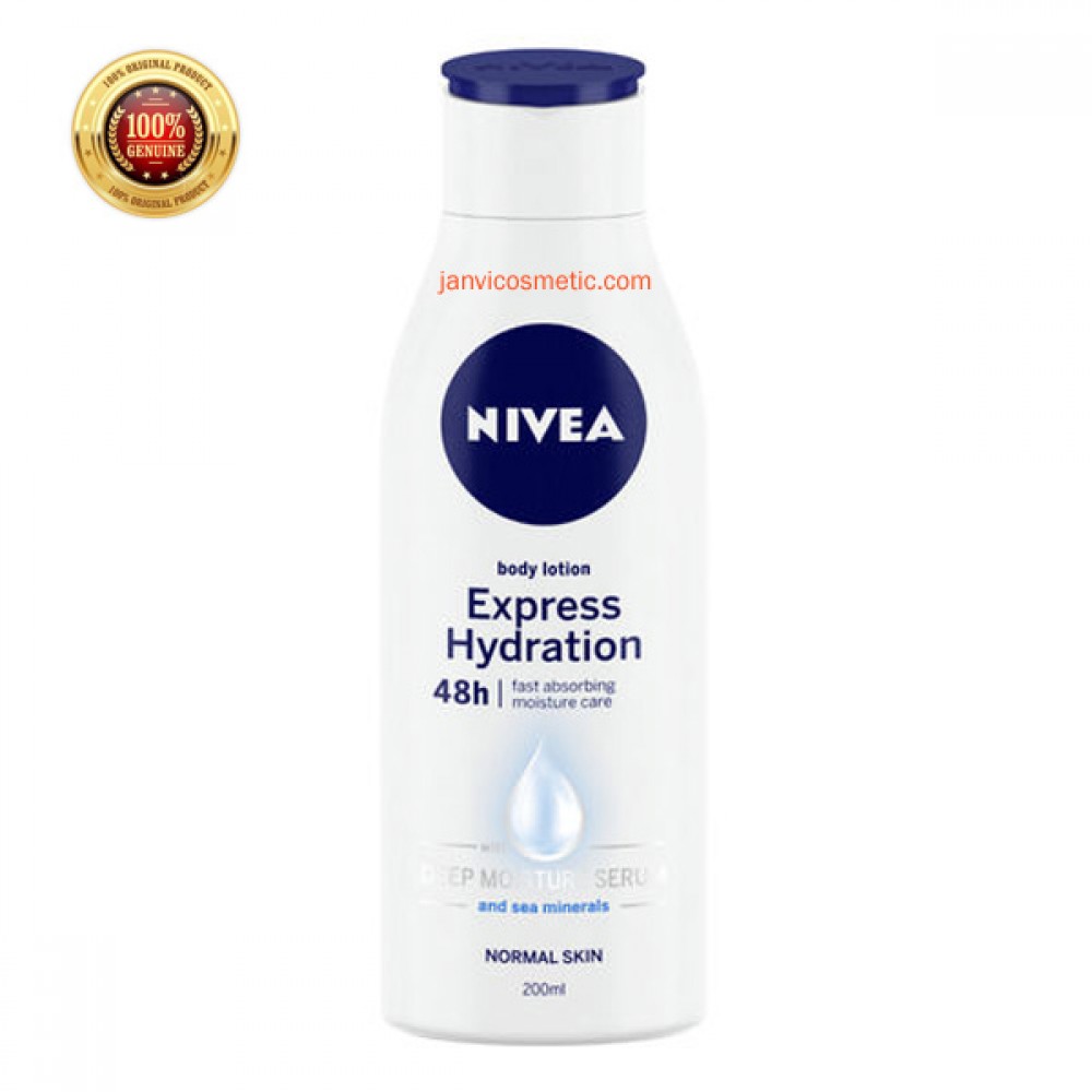 Nivea Body Lotion Express Hydration - For Normal Skin 200ml