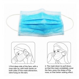 Disposable 3-ply Facial Mask with Elastic Ear Loop 