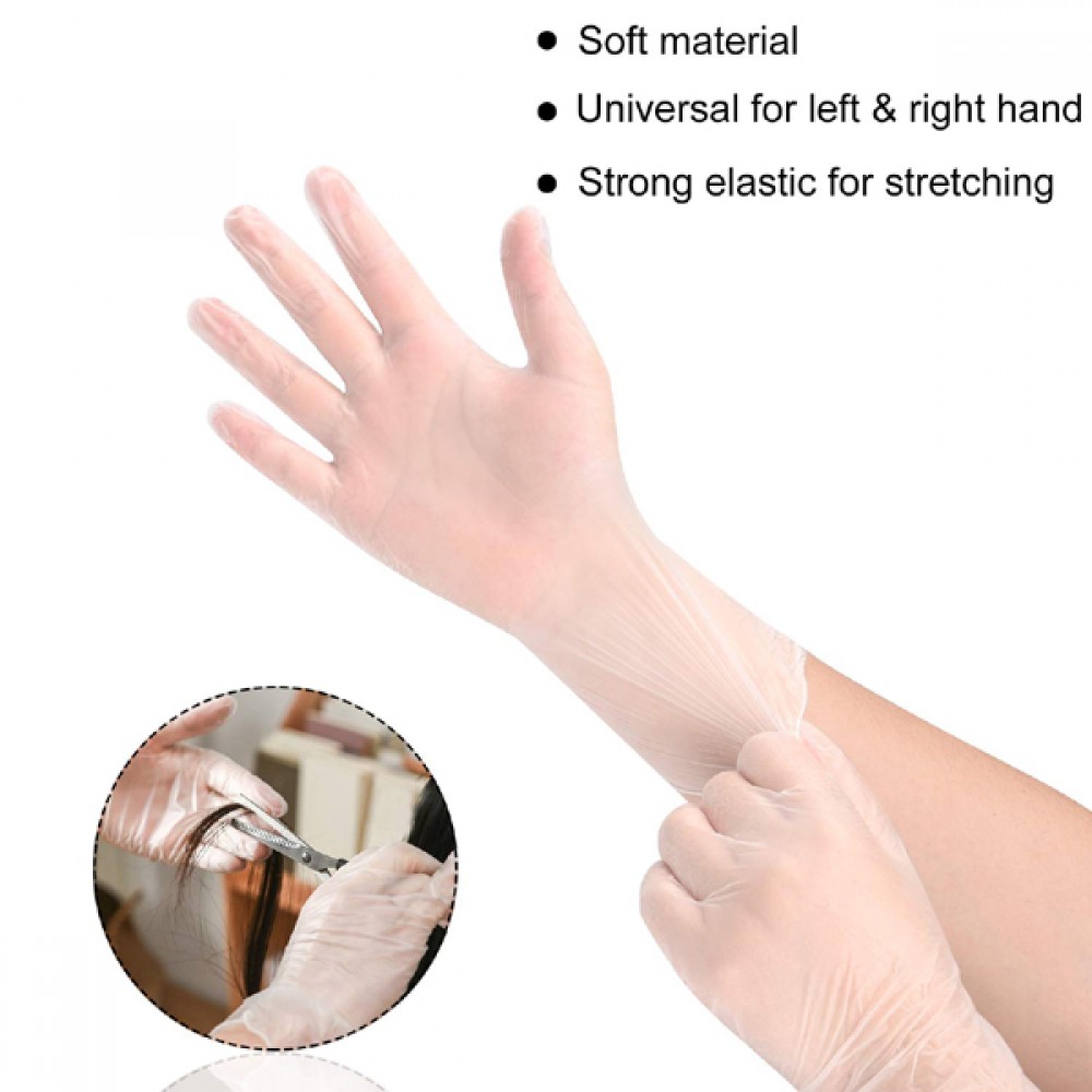 Disposable I Care Rubber Hand Gloves  Latex Powder