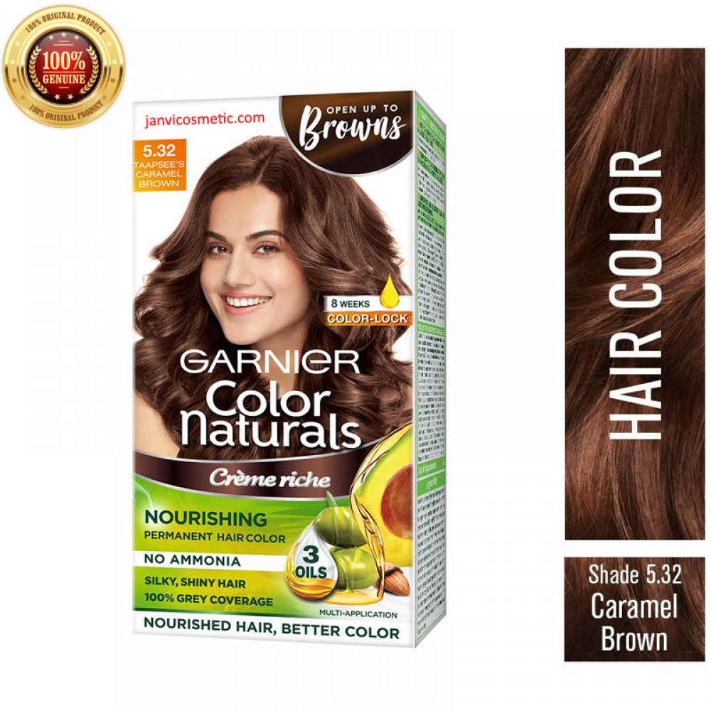 Buy Garnier Color Naturals Mini Creme Hair Color  - Brown at best  price| Janvi Cosmetic Store