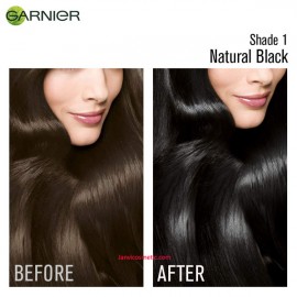 Buy Garnier Color Naturals Creme Hair Color - 1 Natural Black at best  price| Janvi Cosmetic Store