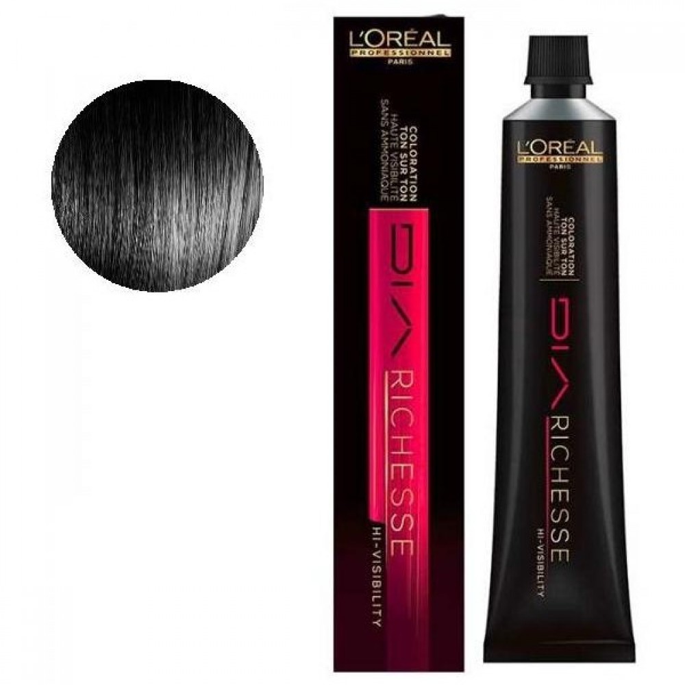 LOreal Paris Excellence Creme Permanent Hair Color 3 Natural Black 100  percent Gray Coverage Hair Dye Pack of 1  Kiwla