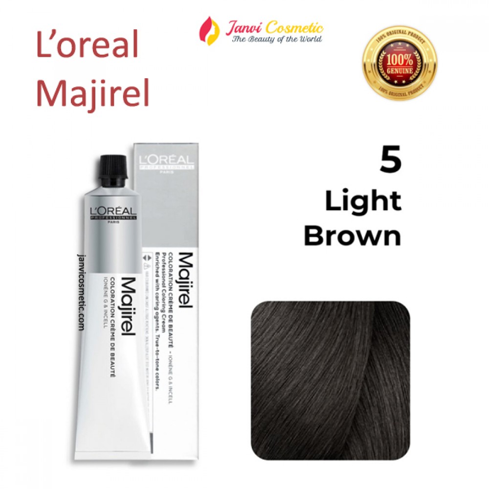 Loreal Professionnel Majirel Hair Color  Deep Light Brown-Loreal  Professionnel Majirel Hair Color  Deep Light Brown-L'oreal   Colour -Majirel | Janvi Cosmetic Store