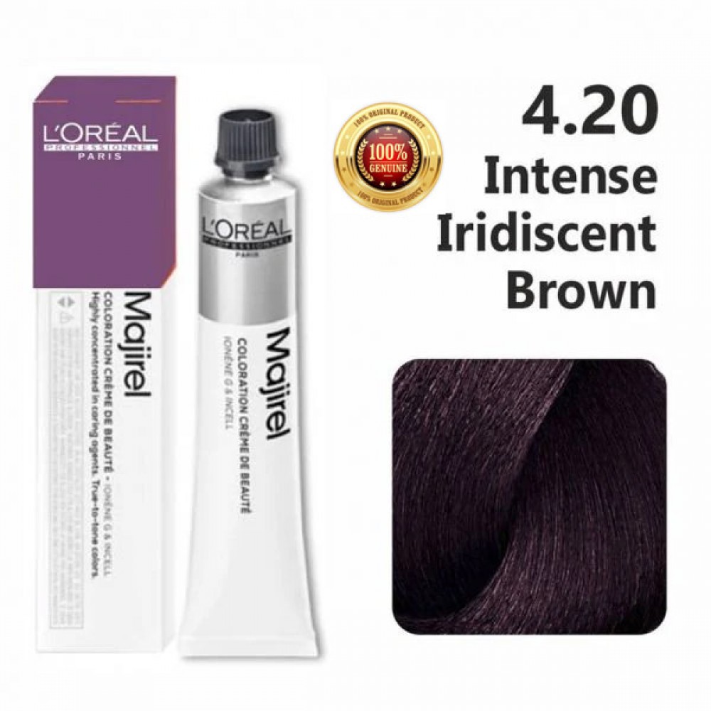 L'oreal Professionnel Majirel - 4.20 Intense Iridiscent Brown
