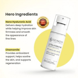 Skinora Ultra Hydrating Sunscreen SPF 50 PA++++| For All Skin Types