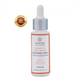 Skinora Vitamin C & Alpha Arbutin Brightening Serum| Moisturization and Skin Brightening| For All Skin Types