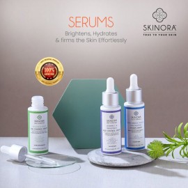 Skinora Vitamin C & Alpha Arbutin Brightening Serum| Moisturization and Skin Brightening| For All Skin Types