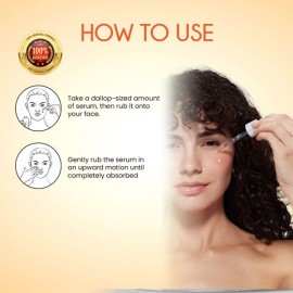 Skinora Vitamin C & Alpha Arbutin Brightening Serum| Moisturization and Skin Brightening| For All Skin Types