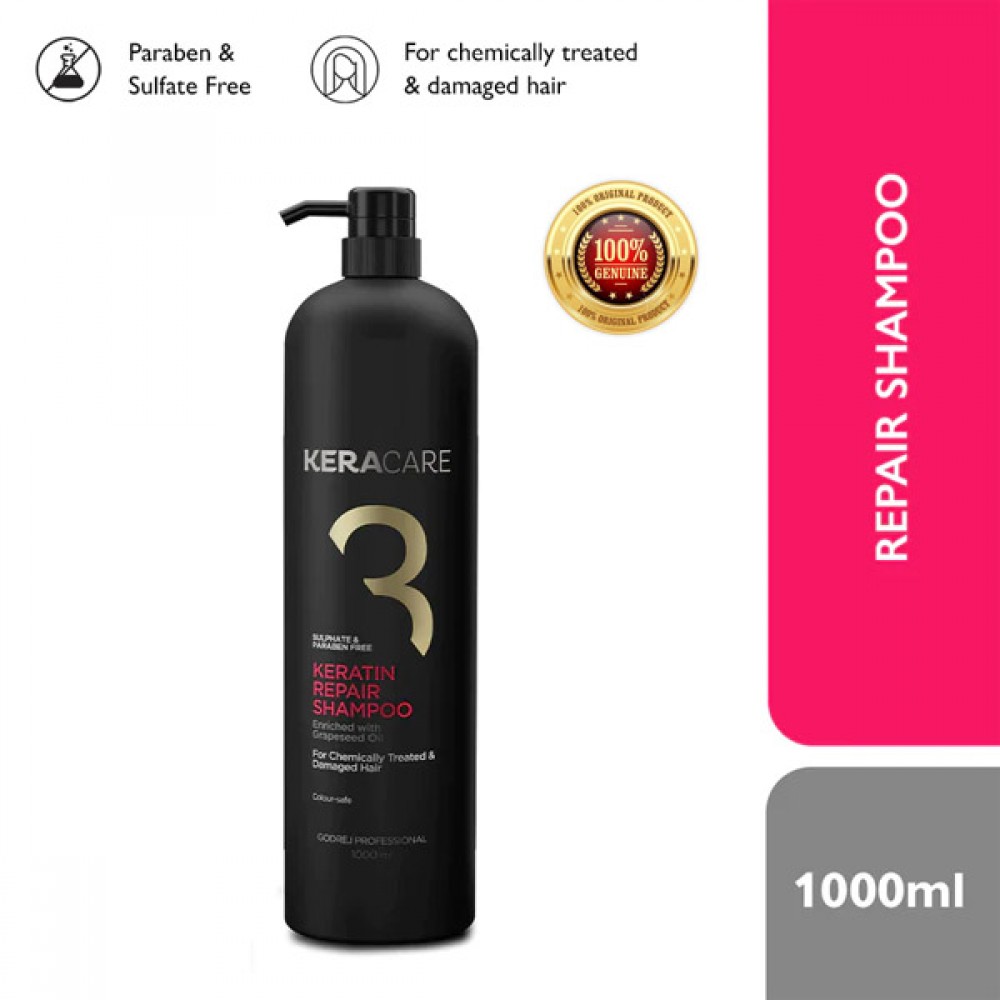 Godrej Professional – Keracare Repair Shampoo For Chemically Treated Hair 1000ml