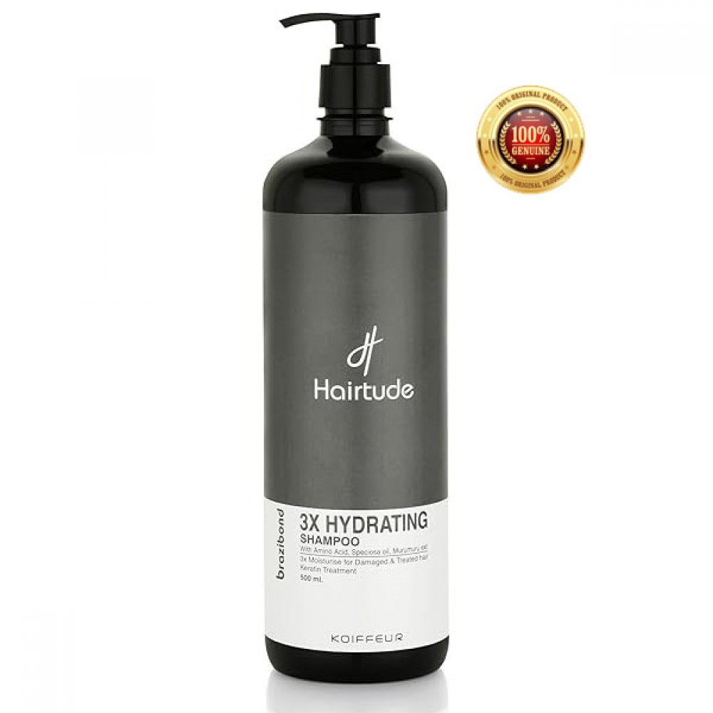 Koiffeur Hairtude Brazibond Keratin 3X Hydrating Shampoo Of Damage & Treated Hair 500 ml