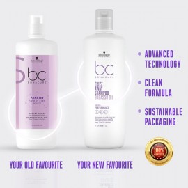 Schwarzkopf Professional Bonacure Keratin Smooth Perfect Micellar Shampoo 1000ml