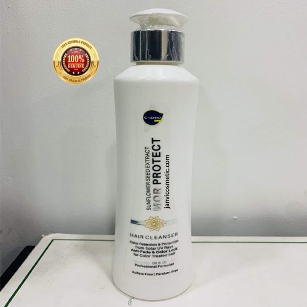Buy Cosmo Prof. Mor Protect Color Retention & Protection from Solar UV Rays Hair  Cleanser (300ml) Online at Low Price from Janvi Cosmetic