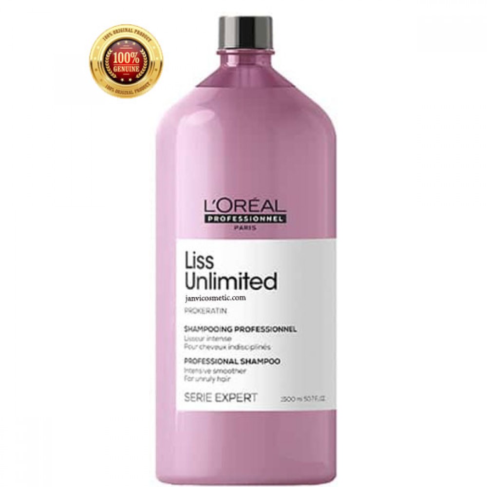 LOreal Professionnel Liss Unlimited Prokeration Shampoo  LOreal  Professionnel Liss Unlimited Prokeration Shampoo 1500mlLoreal  Professionnel156500Hair  CareShampooShampoo  Janvi Cosmetic Store