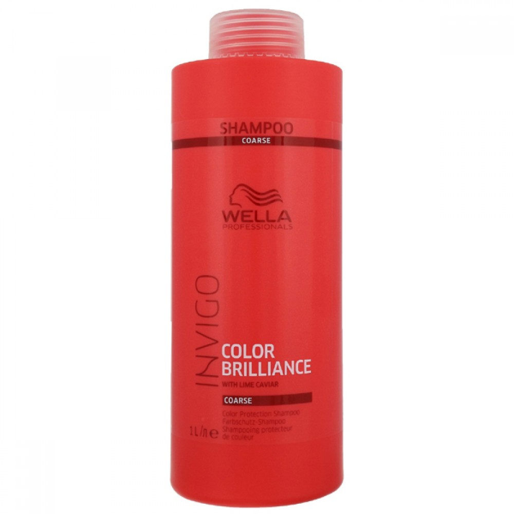 Wella Professionals INVIGO Color Brilliance Shampoo 1000ml - With Lime Caviar 
